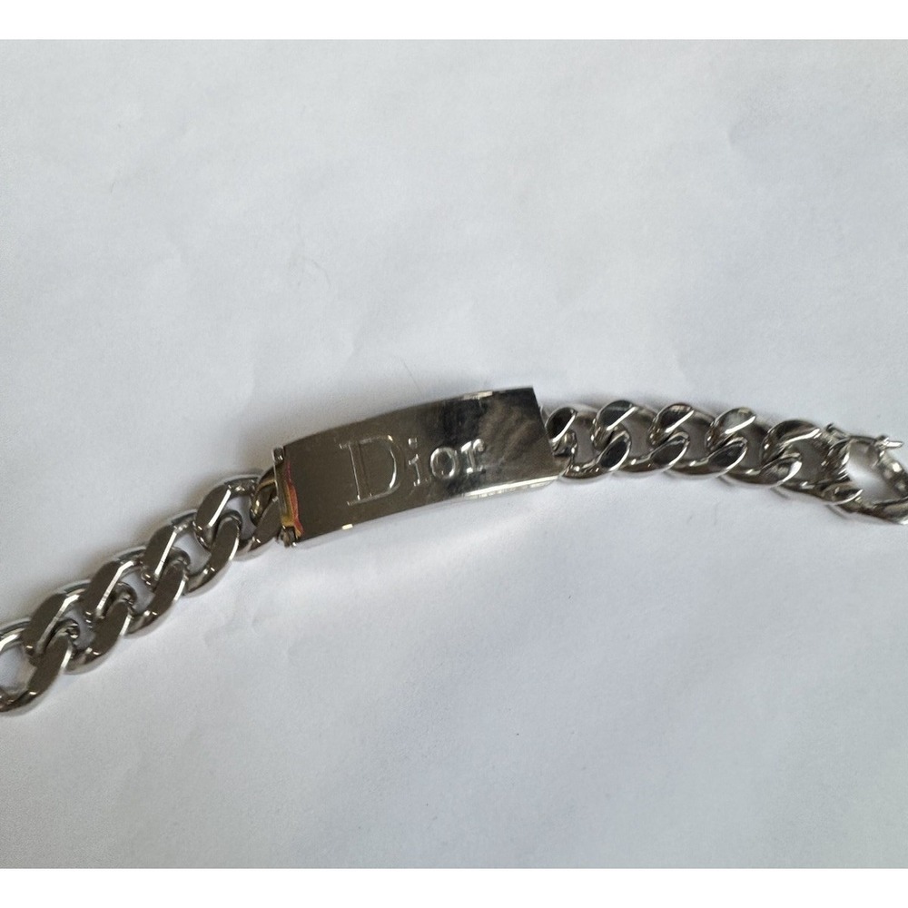Vintage Dior Silver ID Bracelet - Picture 8 of 8